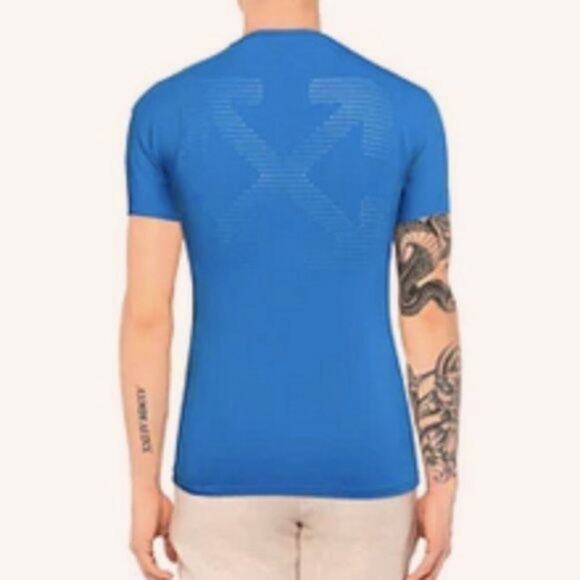 Off White Active  Arrows T shirt Blue L - Picture 2 of 12